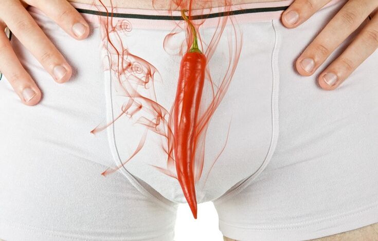 Brennen in der Leiste mit Prostatitis